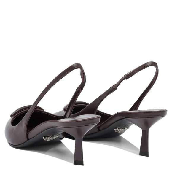 Prada Brushed Leather Slingback Pumps IT 40 Women - Picture 4 of 5